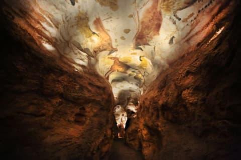 The International Center of Parietal Art at the foot of the hill of Lascaux in Montignac, France, features an exact replica of the original caves.