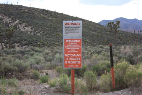 The gate of Area 51.