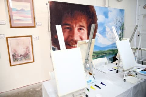 Bob Ross's joy of painting.