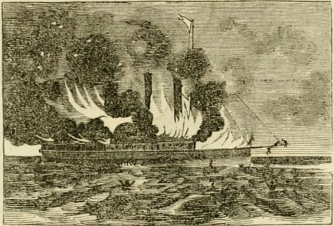 The G. P. Griffith burning.