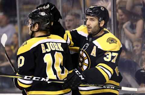 BOSTON, MA – SEPTEMBER 25: Patrice Bergeron