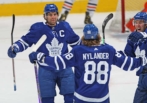 TORONTO, ON – MARCH 27: William Nylander #88 of the Toronto Maple Leafs  (Photo by Claus Andersen/Getty Images)