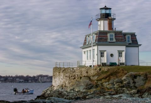 Rose Island Lighthouse, Rhode Island.