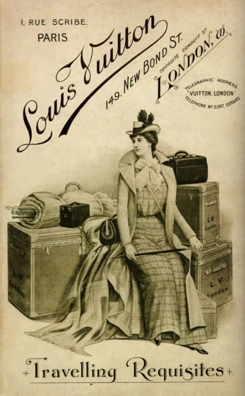 The cover of the 1901 Louis Vuitton catalog.