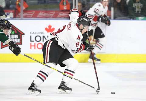 LONDON, ON – FEBRUARY 13: Montreal Canadiens Joel Teasdale (Photo by Tom Szczerbowski/Getty Images)