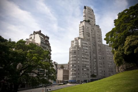 The Kavanagh Building in Buenos Aires, Argentina.