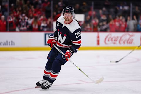 Anthony Mantha #39 of the Washington Capitals. (Photo by Scott Taetsch/Getty Images)