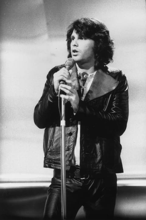 The Doors singer Jim Morrison makes an English television appearance in 1970.