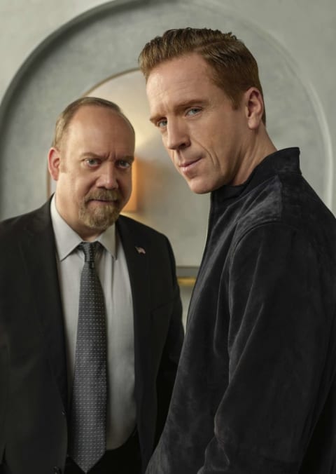 Paul Giamatti and Damian Lewis face off in Billions.