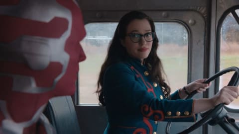 Kat Dennings plays Darcy Lewis in WandaVision (2021).