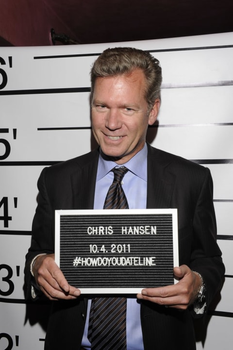 Chris Hansen celebrates the 20th anniversary of Dateline NBC in 2011 in New York City.