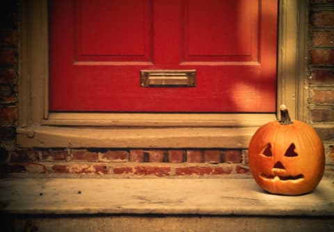 Leaving a pumpkin on a doorstep meant it was time to party.