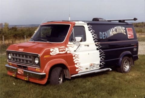 A Levi's 'Denimachine' van circa 1976.