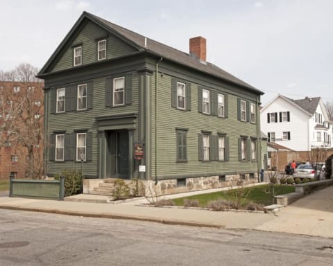 The Borden House on Second Street in Fall River, Massachusetts.