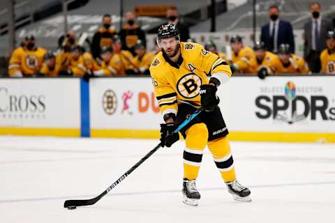 David Krejci #46 of the Boston Bruins. (Photo by Maddie Meyer/Getty Images)