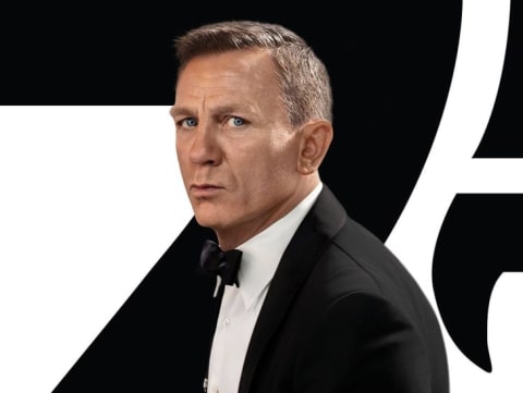 Daniel Craig stars as James Bond in No Time to Die (2021).