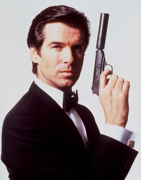 Pierce Brosnan as James Bond in GoldenEye (1995).