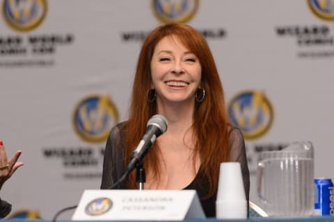 Cassandra Peterson attends Wizard World Chicago Comic Con in 2014.