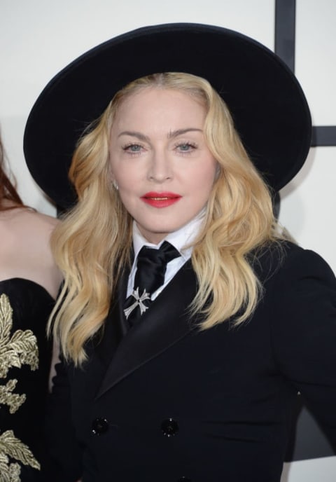 Madonna at the Grammys in 2014.