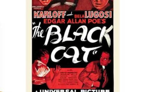 Poster for The Black Cat (1934).