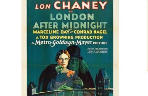 Poster for London After Midnight (1927).