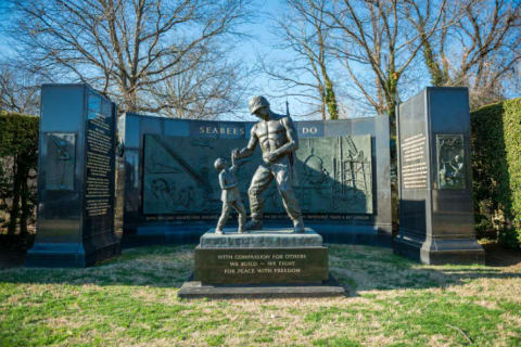 The Seabees Memorial.