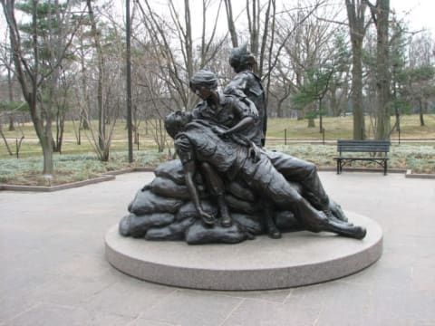 The Vietnam Women's Memorial.