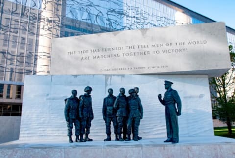 The Dwight D. Eisenhower Memorial.