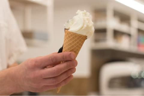 Ice cream vendors served more than ice cream in Glasgow.