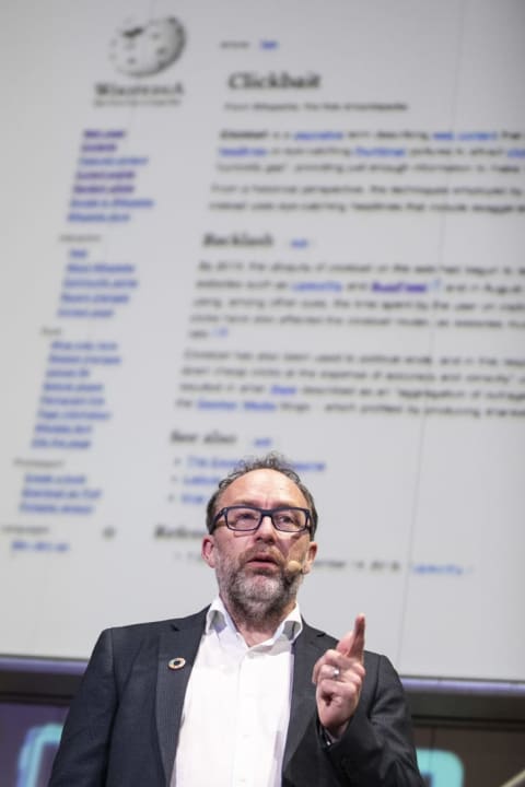 Wikipedia co-founder Jimmy Wales in 2019.