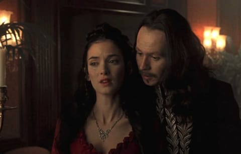 Winona Ryder and Gary Oldman star in Bram Stoker's Dracula (1992).