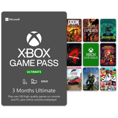 Xbox Game Pass Ultimate: Three-Month Membership [Digital Code]