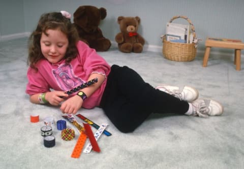 Slap bracelets made a lot of commotion in schools.