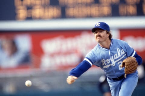 Royal Dan Quisenberry, a five-time reliever of the year. (Photo by Owen Shaw/Getty Images) (Photo by Owen C. Shaw/Getty Images)