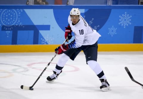 Jordan Greenway at the 2018 Winter Olympics.