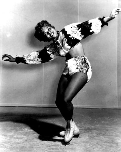 Mabel Fairbanks performed internationally with several touring ice shows.