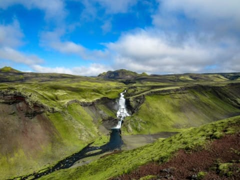 Iceland's Eldgjá canyon.