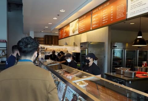 Chipotle customers don't always follow the assembly line.