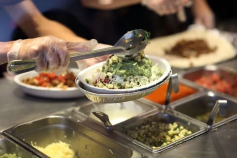 Chipotle employees track portions carefully.