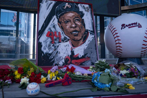 Hank Aaron (Photo by Megan Varner/Getty Images)