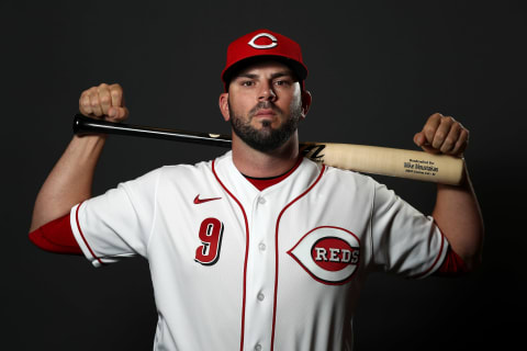 Cincinnati Reds Mike Moustakas (Photo by Jamie Squire/Getty Images)