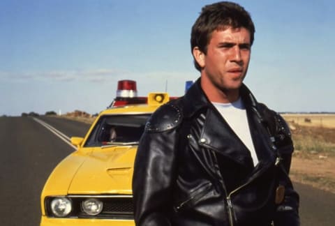 Mel Gibson in Mad Max (1979).