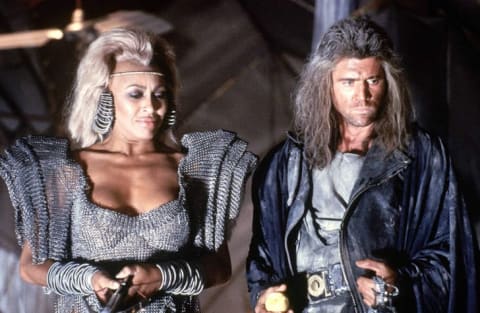 Mel Gibson and Tina Turner in Mad Max Beyond Thunderdome (1985).