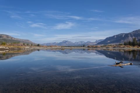 Yellowstone River Ford in the Thorofare.