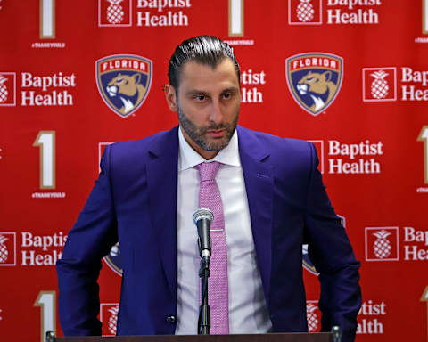 Goaltender Roberto Luongo – Florida Panthers. (Photo by Joel Auerbach/Getty Images)