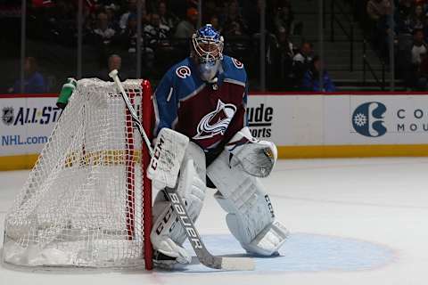 DENVER, CO – DECEMBER 29: Goaltender Semyon Varlamov