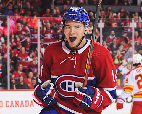 CALGARY, AB – DECEMBER 19: Nick Suzuki #14 of the Montreal Canadiens (Photo by Derek Leung/Getty Images)