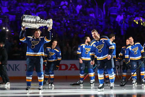 Vladimir Tarasenko #91 of the St. Louis Blues (Photo by Dilip Vishwanat/Getty Images)