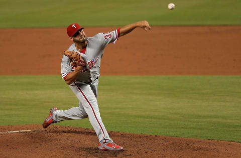 Morgan might see meaningful opportunities in the eighth inning next season. Photo by Mike Ehrmann/Getty Images.