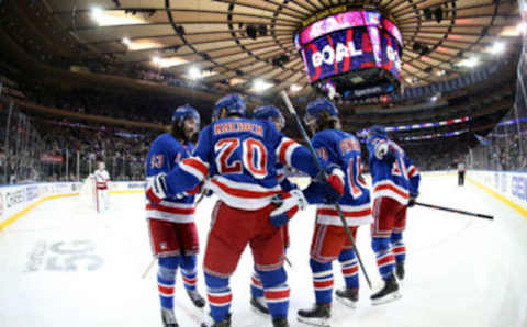 Mika Zibanejad #93 of the New York Rangers